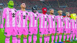 RONALDO,MESSI, SpiderMan, NEYMAR🌍 ماذا لو حدث رونالدو وميسي وسبايدرمان ونيمار وكل الستارز يلعبون معا