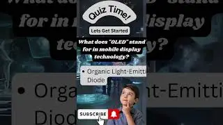 Mobile Riddle: Display Tech #OLED #DisplayTech #MobileTrivia #TechTrivia #Screens