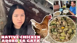 NATIVE CHICKEN ADOBO SA GATA W/ PAPAYA AT DAHON NG SILI + SAFETY GATE FOR TEO SALAMAT PO ATE GIGI❤️😇