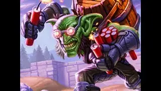 HearthStone: Best Mad Bomber play ever (Insane RNG luck)