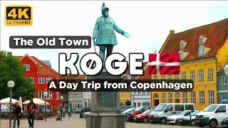 [4K] KØGE OLD TOWN DENMARK WALKING TOUR - A DAY TRIP FROM COPENHAGEN