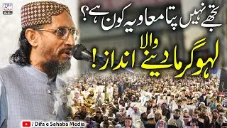 Tujhe Nahi Pata Muavia Kon Hai | Allama Farooqi Speech | تجھے نہیں پتا معاویہ کون ہے؟