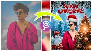 Christmas Photo Editing ll Christmas Special Photo Editing ll PicsArt Photo Editing l MauryaCreation