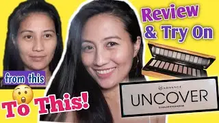 AFFORDABLE EYESHADOW FOR BEGGINERS ( EB ADVANCE UNCOVER EYESHADOW) REVIEW & TRY ON