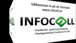 Infocell Tips 40 - SUMMA ist&auml;llet f&ouml;r ANTAL i Pivottabell - Tips & Tricks p&aring; svenska