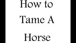 How to Tame a Horse and use Horse Armor: Minecraft Horse Update 1.6.1