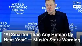 Elon Musk Says AI Will Surpass Humanity by 2031 in Explosive Davos Talk With Larry Fink | AI1G