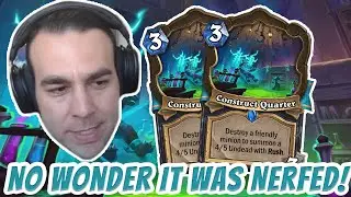 2 x Pre-Nerf Construct Quarter DK Run! - Hearthstone Arena