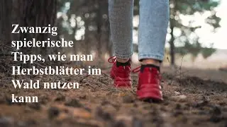 3.4 Zwanzig spielerische Tipps, wie man Herbstblätter im Wald nutzen kann by Spaziersport