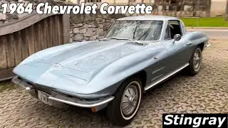 Chevrolet Corvette Stingray 1964 года с двигателем 327 V8 и трехступенчатой ​​коробкой передач &mdash; тест-драйв и осмотр!