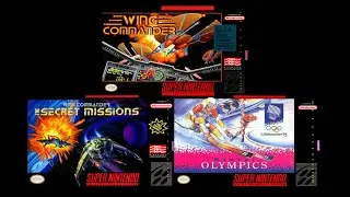 Wing Commander, Wing Commander The Secret Missions and Winter Olympic Games Lillehammer '94 for SNES