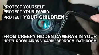 😱 Cheap product to detect creepy hidden spy cameras in your bedroom, hotel room or airbnb etc