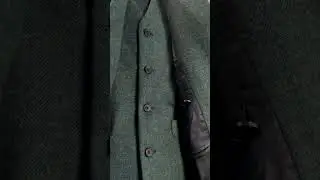 Bottle Green Herringbone Tweed 3 Piece Suit | StudioSuits