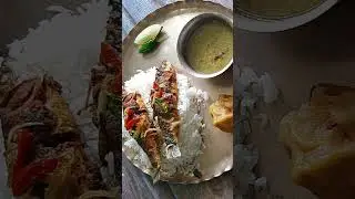 Bengali fish thali ideas👌Bengali mach- bhat mini vlog#shorts #short