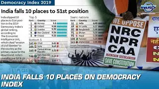 India falls 10 places on Democracy Index | Indus News