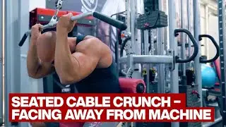 Seated Cable Crunch Facing Away From Machine