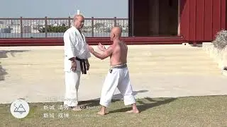Sanchin kata 三 戰  Uechi ryu Karate Do Kenyukai 上地流空手道拳優会 Shinjo Kiyohide 新城 清秀 Shinjo Narihiro 新城 成博