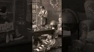 Santa caught in workshop long long ago