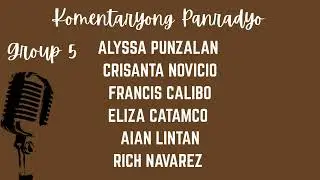 Komentaryong Panradyo | SJNHS | Baitang 7 -Luna | Pangkat 5 NXYZ | KORUPSYON 