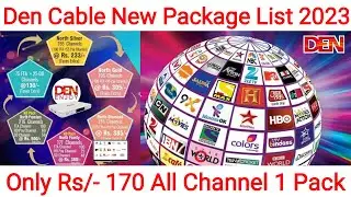 Den Cable Package List for Den Set Top Box | Den Cable Recharge Plans 2023