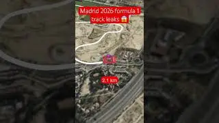 MADRID F1 Track leak 2026 #f1 #madrid #viral #shorts #spain #formula1