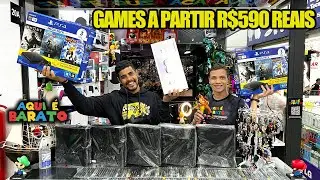 GAMES A PARTIR DE R$590,00 REAIS no AQUI É BARATO Santa Ifigênia!