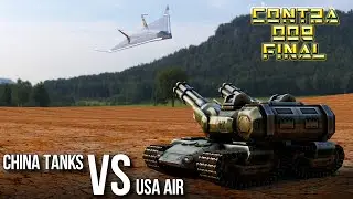 Generals zero hour 🔥 Contra 009 Final PATCH 3 🔥CHINA TANKS VS USA AIR🔥PVP🔥