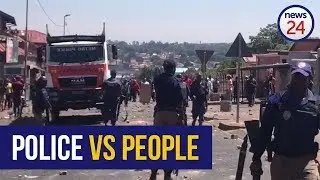 WATCH: Elderly man shot as tensions rise in Westbury - police, protesters face off
