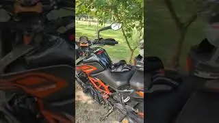 Ktm Duke 250 bs6 Akropovic slip on exhaust note|| walk around #duke250 #akrapovic #ktm #shorts