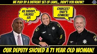 Deputy Shoves 71 Year Old Woman For No Reason