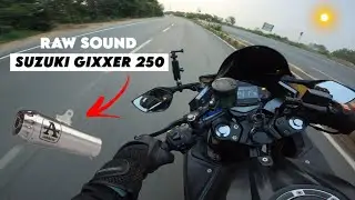 Pure Raw Sound Experience With The Full System Arrow Exhaust In Suzuki Gixxer SF 250 | The Redliner