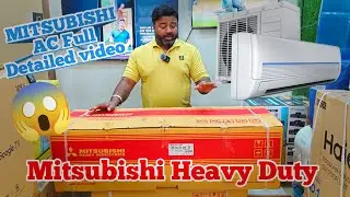 Mitsubishi Heavy Duty AC 1.6 Ton: A Comprehensive Review! Full Detailed Video #airconditioner