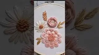 A best embroidery design 🌼🥰 #shorts #vairalshorts #embroidery #best