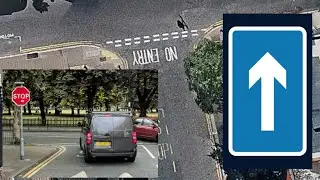 Wanstead One way Roads and Stop junction 