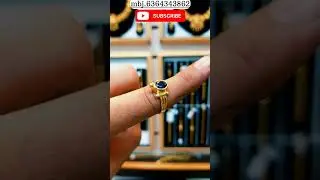 5 gram neelam stone gold ring #goldjewellery #ring #shorts #trending