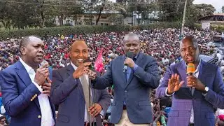 LIVE : Dp Kindiki,Oscar Sudi,Cs Murkomen,Junet Mohamed and other Kenya kwanza leaders Kapsaret !!