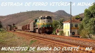 TREM DA VALE - Trem carregado de madeira em Barra do Cuiet&eacute; - MG