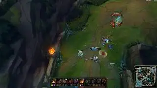 TEEMO VS GNAR INSANE 1v1