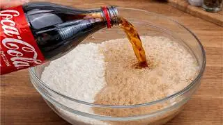 Смешайте кока-колу с мукой, и результат вас поразит! 😱