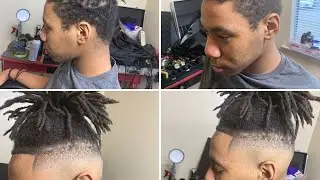 High bald fade with dreads