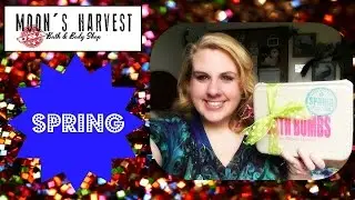 Moons Harvest Spring/Easter Bath Bombs & Bubble Bars Haul *GARDEN PARTY*