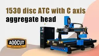 1530 Carousel ATC CNC 5'&times;10' Wood Cutting Machine with Aggregate Head
