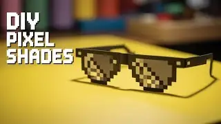 Diy paper glasses origami 🕶️ #tutorial #trending #diy #craft #arigami