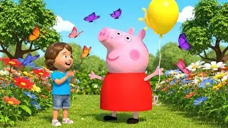 Peppa Pig Lost Her Favorite Balloon | Funny Toddler Song | Kids Rhymes