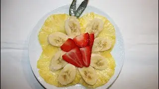 Нарезанный простой фрукт