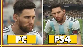 PES 2019 PC (GTX 1070) vs PES 2019 PS4