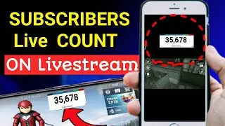 How to Add Live Subscriber Count on Live Stream [Mobile & PC] | kaise lagaye floating apps