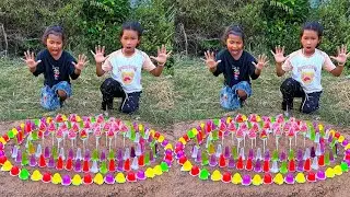 Part35 Survival Skills: SMART idea and USEFUL with Single Mom in forest #survival#bushcraft#funny