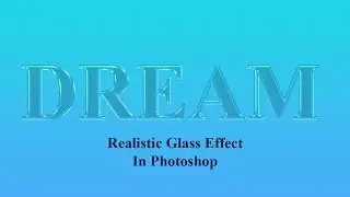 Photoshop a Realistic Glass Effect in 2 Minutes