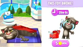 Oh No! Tom&rsquo;s Favorite Toy Broke 😭🔧Tom Is Crying! 💔 #mytalkingtom2 #gameplay 